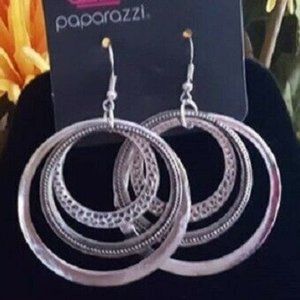 Tempting Texture Silver Earring